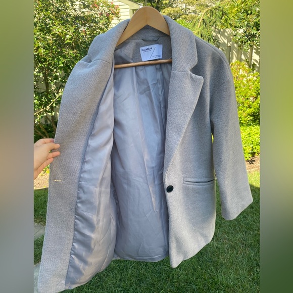 Pull&Bear Womens Felt Coat - Picture 5 of 5